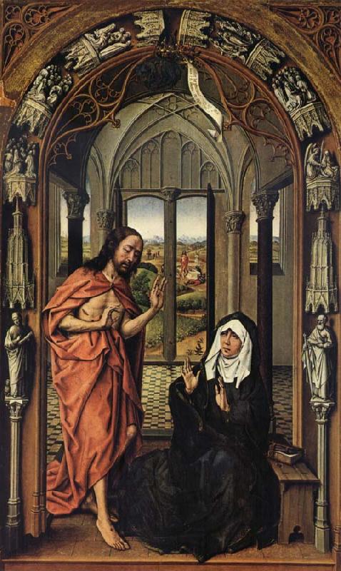 Rogier van der Weyden Christ Appearing to His Mother Sweden oil painting art